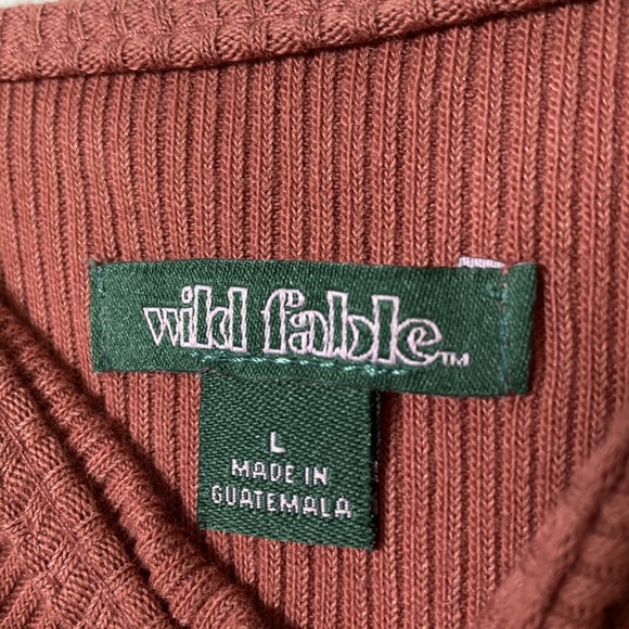 Wild Fable Ribbed Tie-Strap Dress - Picture 6 of 6